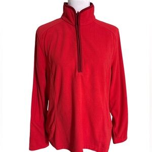 Lands' End Red Turtleneck Sweater
